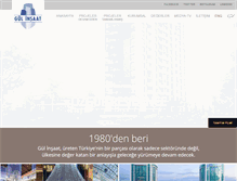Tablet Screenshot of gulinsaat.com.tr